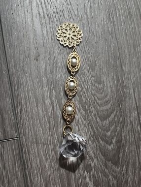 Handcrafted Crystal Elegance Bookmark